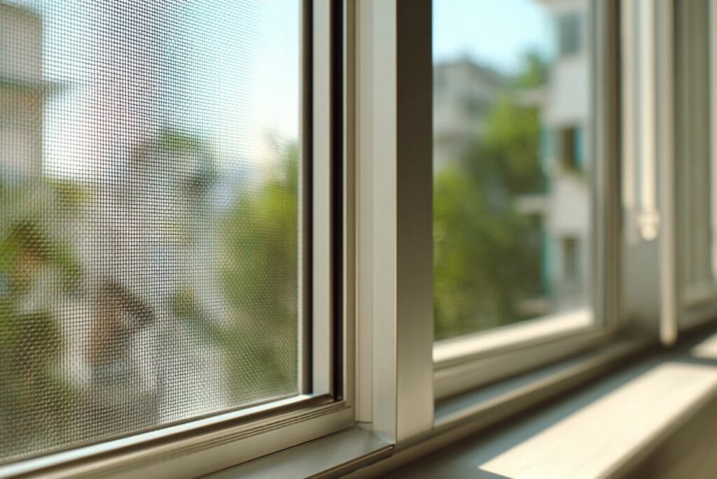 Mosquiteras correderas en Mallorca para puertas y ventanales. Soluciones a medida, instalación profesional y máxima comodidad con AislaClima.