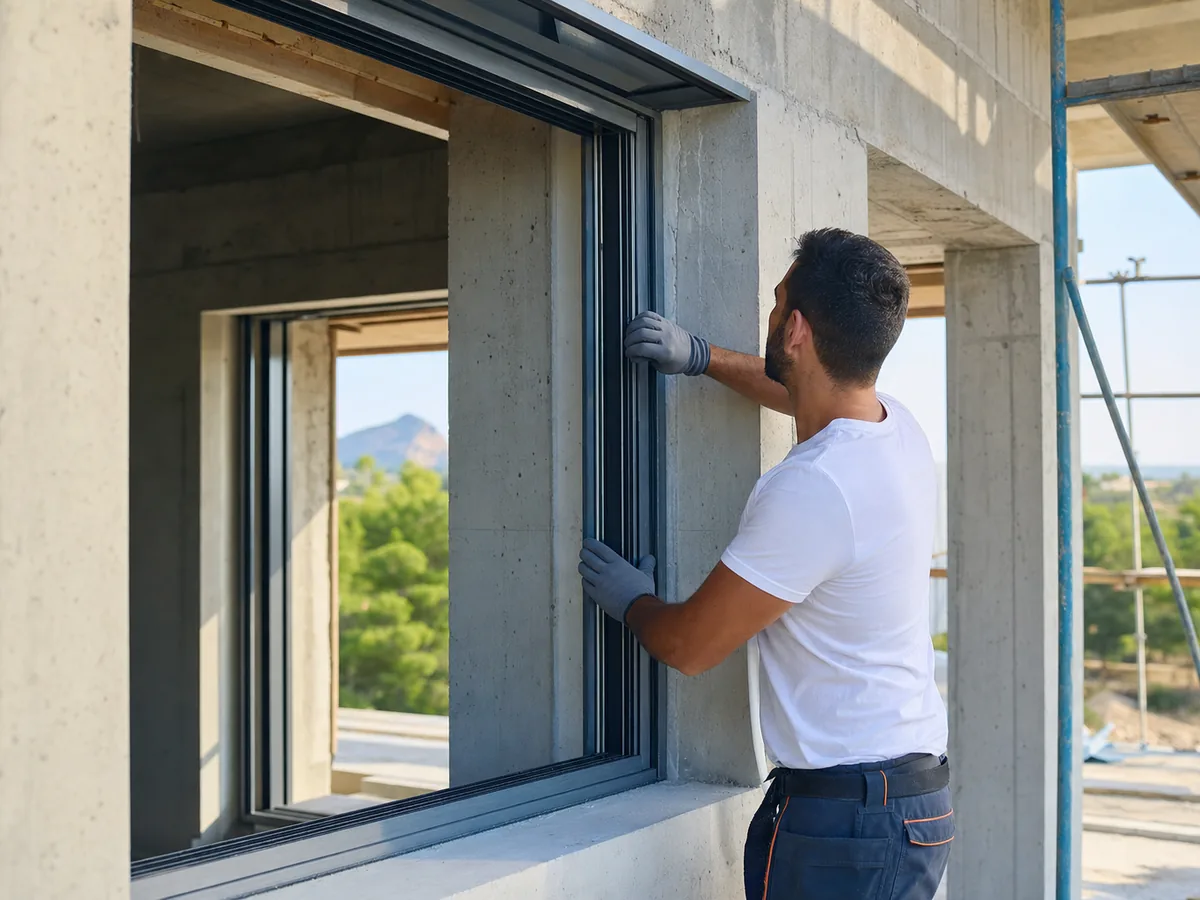 Carpintería de aluminio para obra nueva en Mallorca en AislaClima